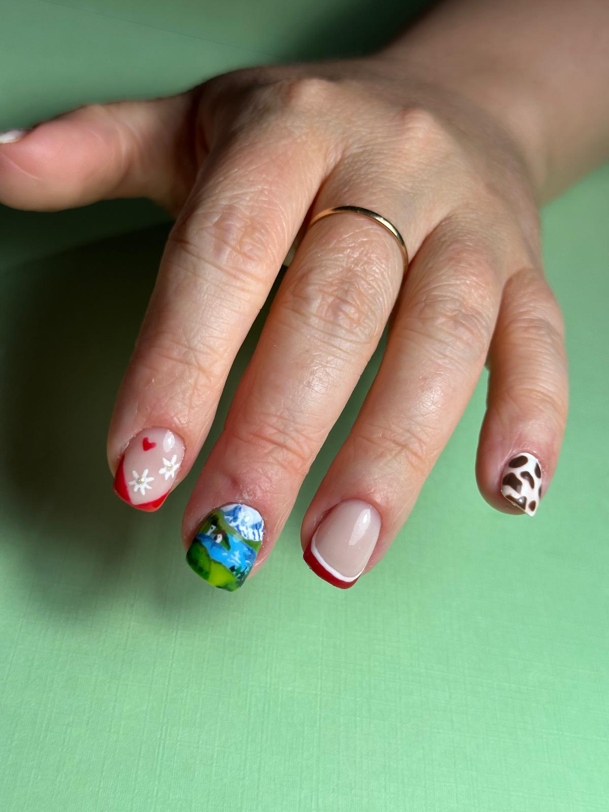 Nail art couleurs et fantaisie