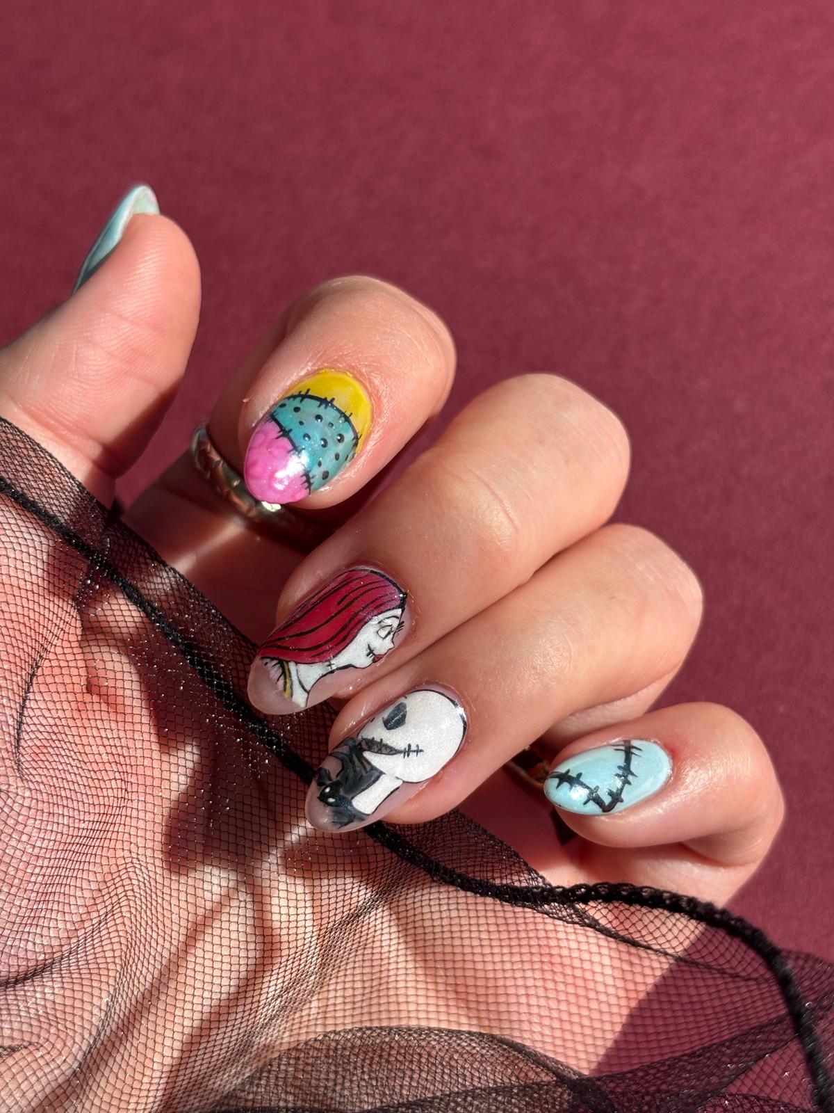 Nail art univers d'Halloween